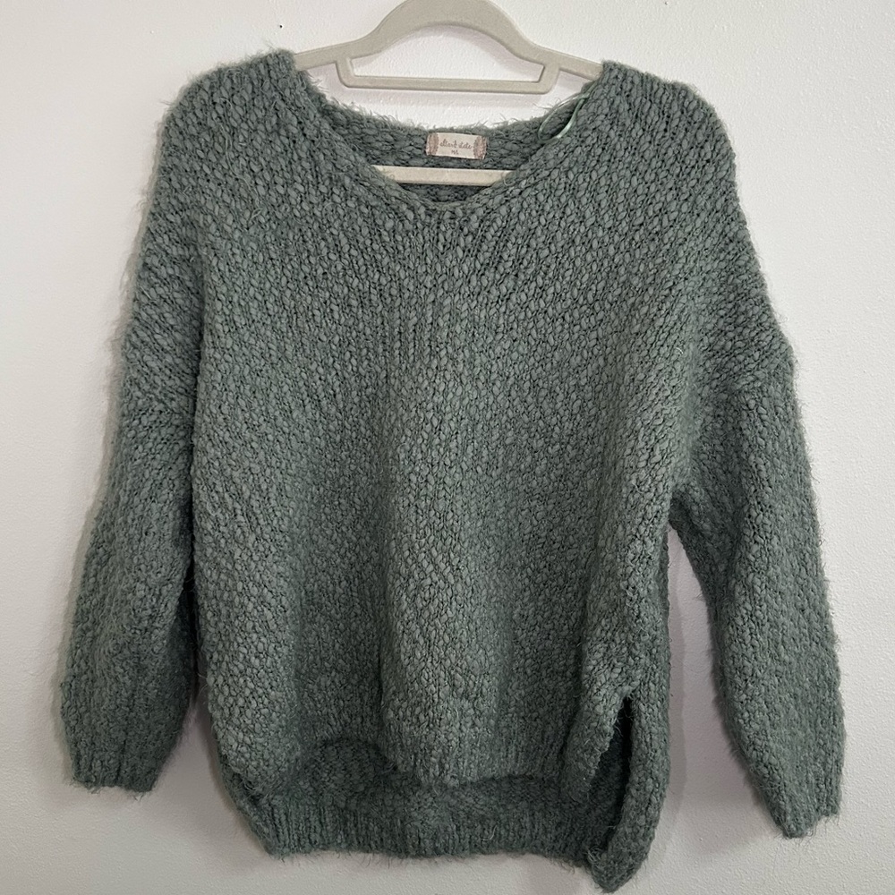 Altard State green textured sweater
